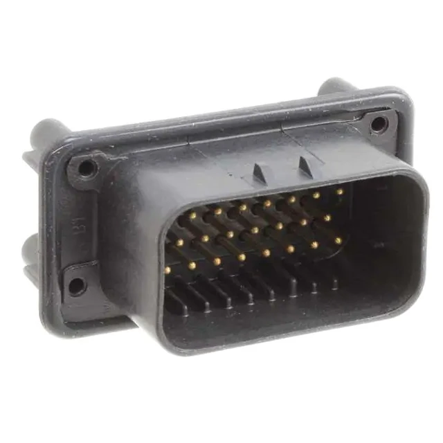 776228-1 TE Connector Shrouded Header (4 Sides) M 23 POS 2mm Solder ST Top Entry Thru-Hole