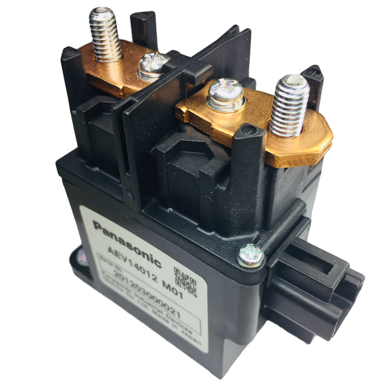 AEV14012   Electromechanical Relay 12VDC 34Ohm 120A SPST-NO(82.75x40x80)mm Flange Compact Relay Automotive