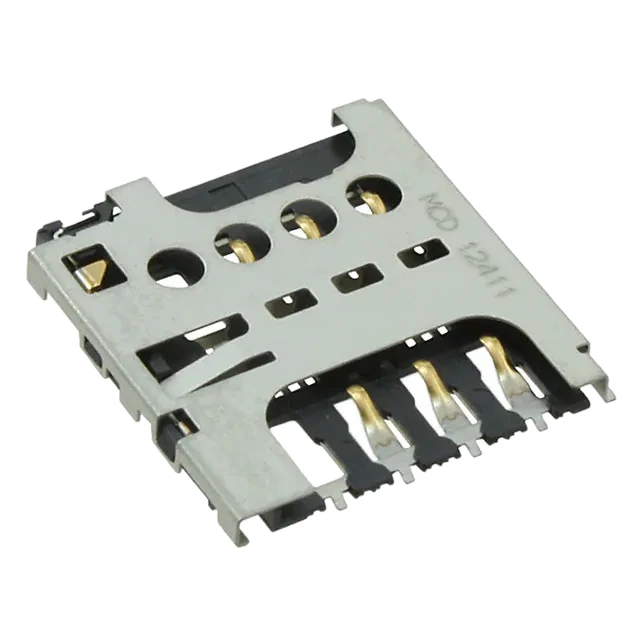 Pack of 2 0787270001 Conn Micro SIM RCP 6 POS 2.54mm Solder RA SMD Embossed, RoHS
