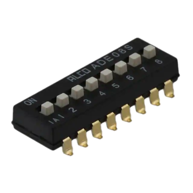 Pack of 19   ADE08S04   Switch Slide Dip SPST 100MA 24V, RoHS