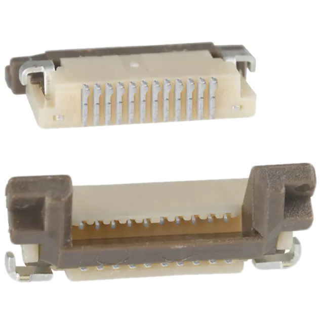 FH12A-10S-0.5SH  Connector FFC 10 Position 0.50mm Right Angle Surface Mount :Rohs, Cut Tape
