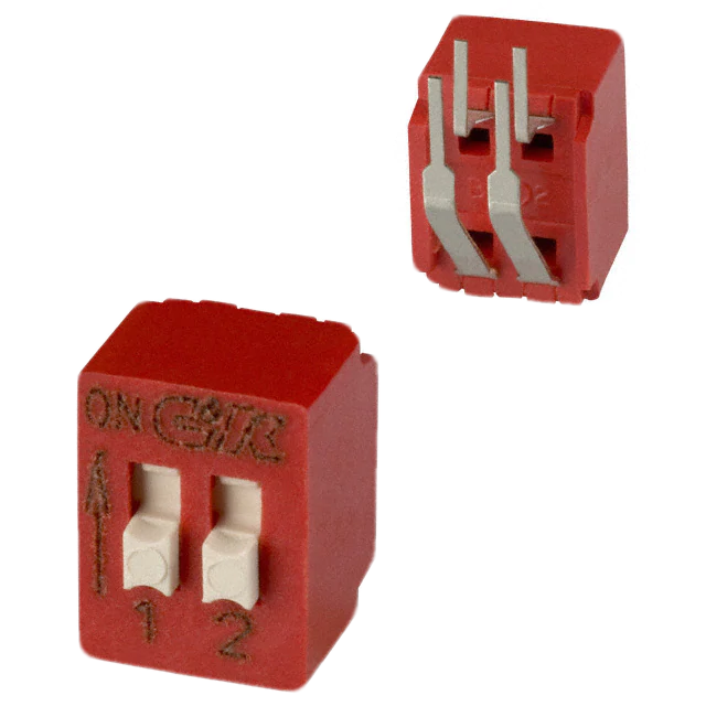 BD02AV  Switch Slide Dip SPST Through Hole Right Angle Slide
