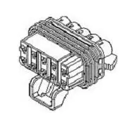 12065425-B  Automotive Connectors 10 Position 10 Way 2 Row Female
