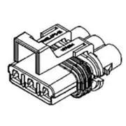12040977  Automotive Connectors 3 Position Female 1 Row Crimp ST Cable Mount Black
