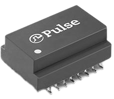 H1263NL Telecom Transformer 1:1 0.65Ohm Prim. DCR 0.65Ohm Sec. DCR 16 Terminal Gull Wing SMD