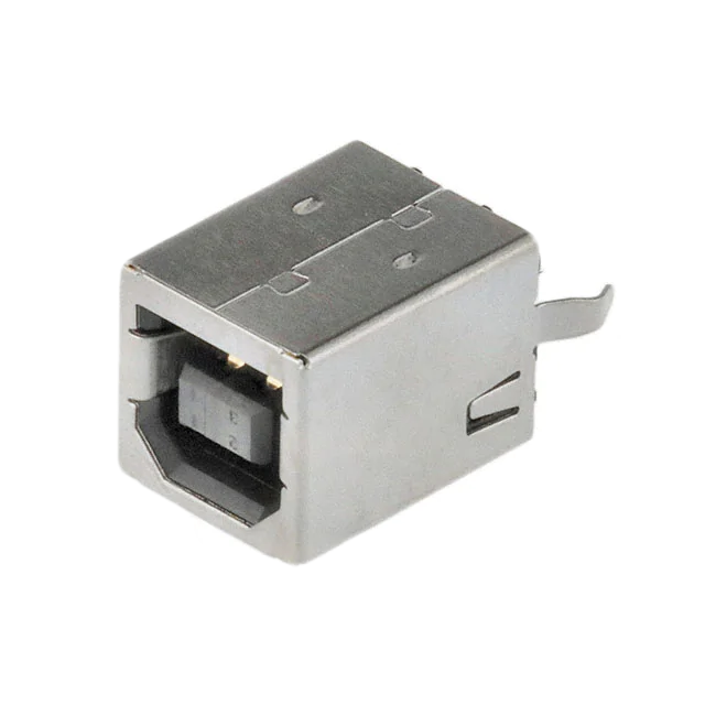 KUSBVX-BS1N-B  Connector Receptacle  U S B 2.0 Dual 4 Position Through Hole
