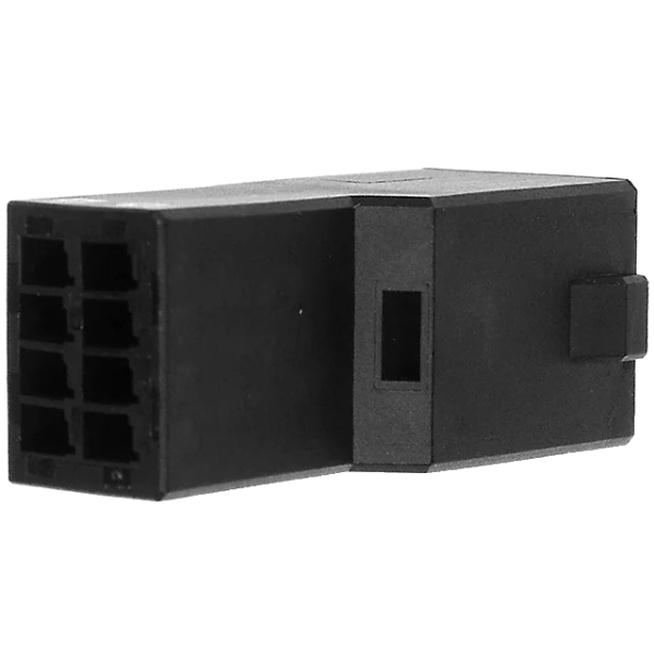 1-1318115-4   Connectors 8 Rectangular - Housings Plug Black 0.098" (2.50mm)