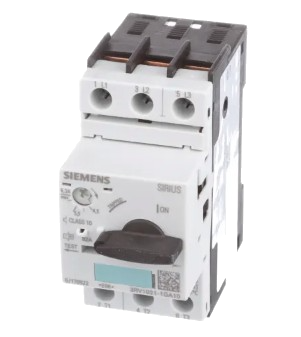 3RV1021-1GA10   Circuit Breaker Thermal-MAG 3P 6.3A 690V, Product Range:3RV Series, Current Rating:630mA, No. of Poles:3 Pole, Voltage Rating VDC:-, Voltage Rating VAC:690VAC, Circuit Breaker Mounting:DIN Rail