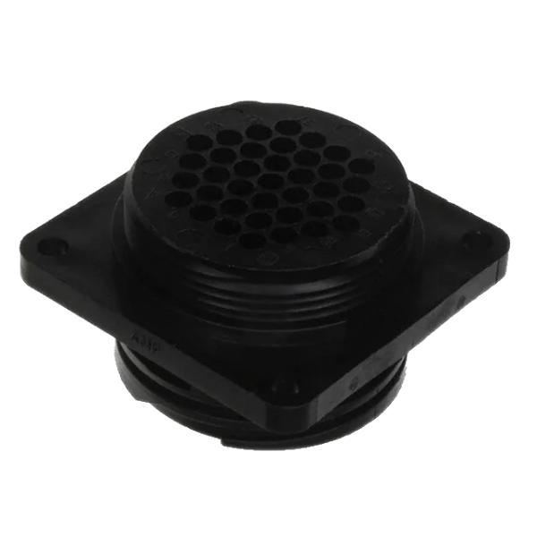 206306-1  Circular  37 Position Connector Receptacle Housing Panel Mount -
