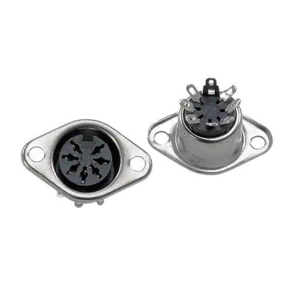 Pack of 5  SD-70SN  Circular Connector  7 Position Receptacle, Female Sockets Solder Eyelet(s)