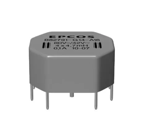 B82791G14A16  Common Mode Chokes 4.7MH 100MA 4LN TH DCR 850mOhm Filters Through Hole :RoHS
