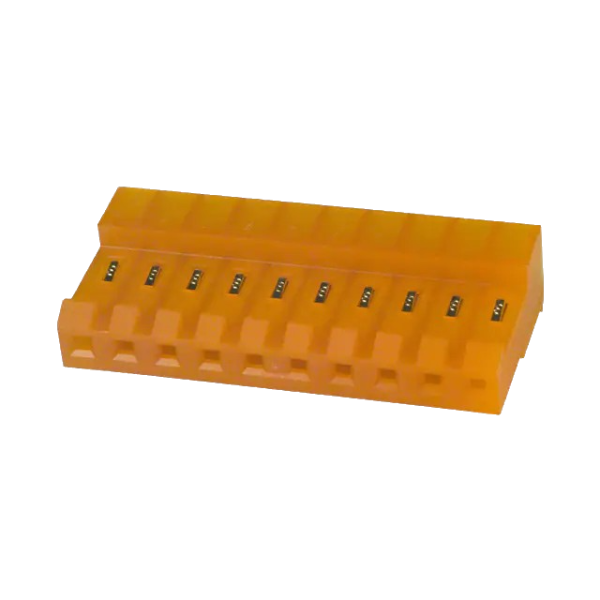 Pack of 6  4-640426-0   Rectangular  10 Position Receptacle Connector IDC Tin 18 AWG