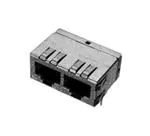 557570-2  Connector Modular Telephone and Telecom PCB Mounted Jack Multi Port	
