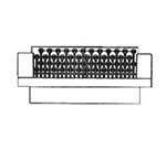 3-174682-7  Connector D-Type 68 Position Plug RA Kinked Pin Through Hole

