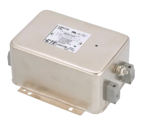 12FC10  Filter 12 A 2250 VDC (Line-to-Ground) 1450 VDC (Line-to-Line) 250 VAC DIN