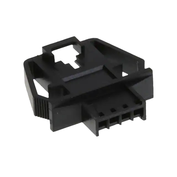 Pack of 5  0701070038   Rectangular 4 Connectors - Housings Plug Black 0.100" (2.54mm)