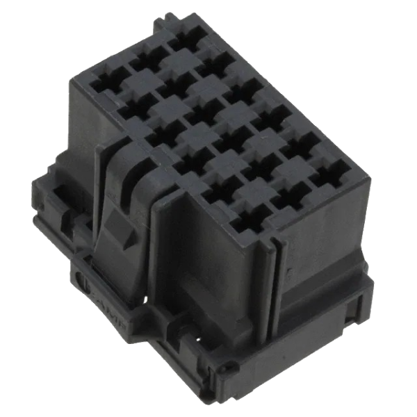 Pack of 28   8-968974-1   Rectangular 18 Connectors - Housings Receptacle Gray 0.197" (5.00mm)