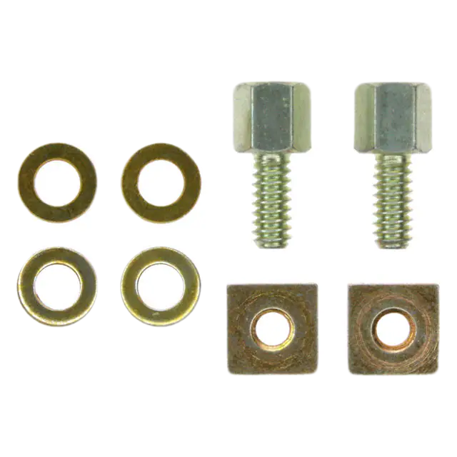 5207952-1  Connector Accessories Female Screw Lock Assembly Kit Straight Steel Yellow Chromate Over Zinc Individual :RoHS
