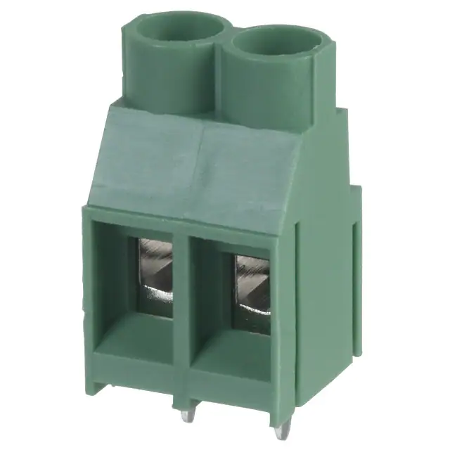 Pack of 2  OSTT7020150  Connector Terminal Block Horizontal 2 Position 6.35mm  Through Hole