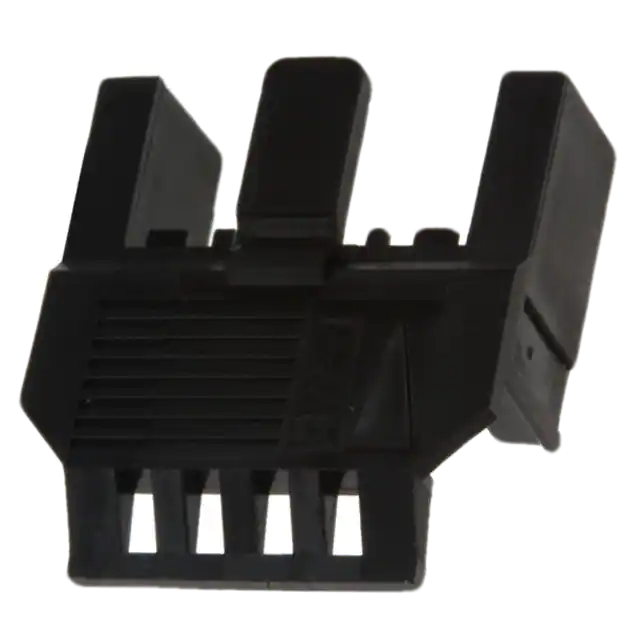 102537-3  Connector Accessories Cover Straight Thermoplastic Black	