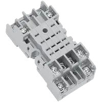 SM2S-05  Relay Socket, DIN Rail, Screw, 8 Pins, 10 A, 300 V