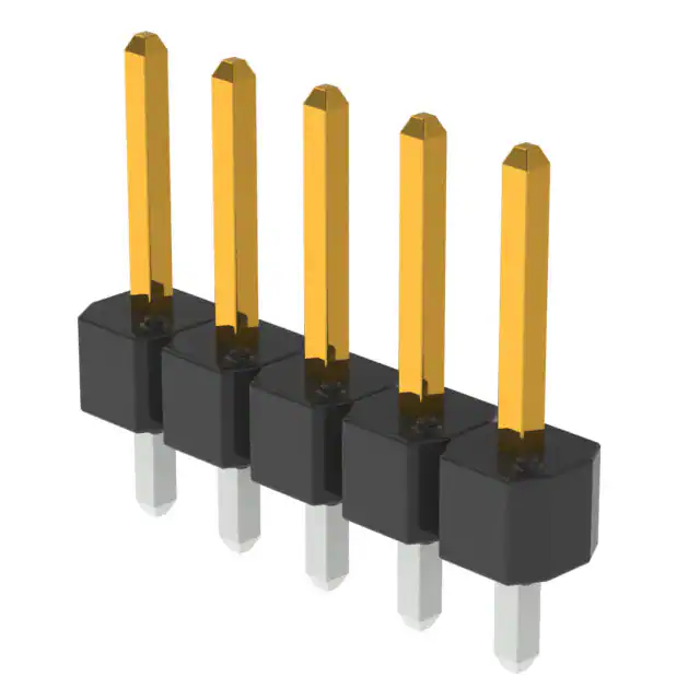 Pack of 10   68000-105HLF  Connector Header Through Hole 5 position 2.54mm :RoHS

