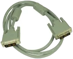 CTLDVIMM-5  Audio / Video Cable Assembly, DVI-D Plug, DVI-D Plug, 5 ft, 1.5 m, Grey