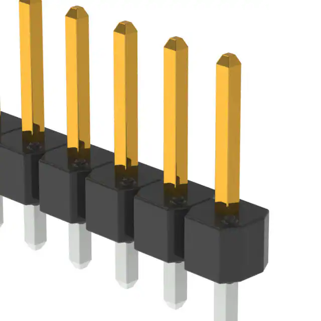 Pack of 6  68000-113HLF  Connector Header Through Hole 13 position 2.54mm 
