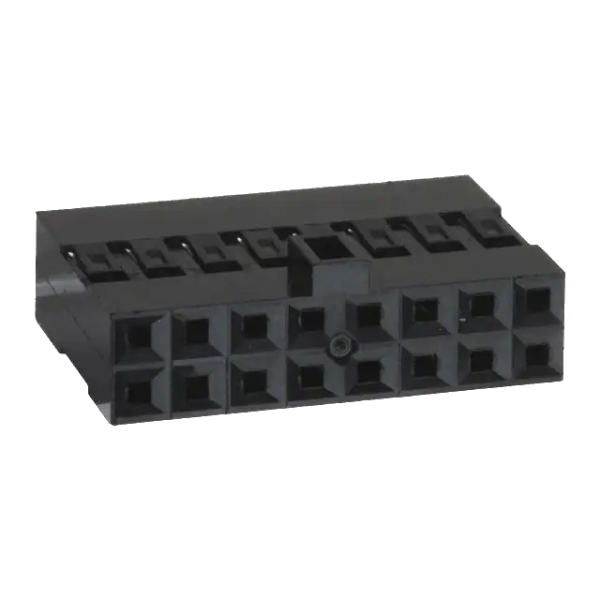 69176-016LF  Connectors 16 Rectangular - Housings Receptacle Black 0.100" (2.54mm)
