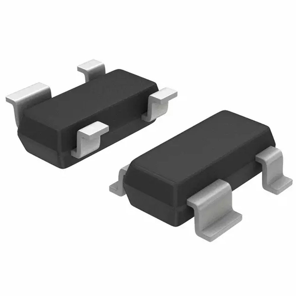 Pack of 12  BAT74,215  Diode Array 2 Independent Schottky 30 V 200mA Surface Mount TO-253-4. Cut Tape, RoHS