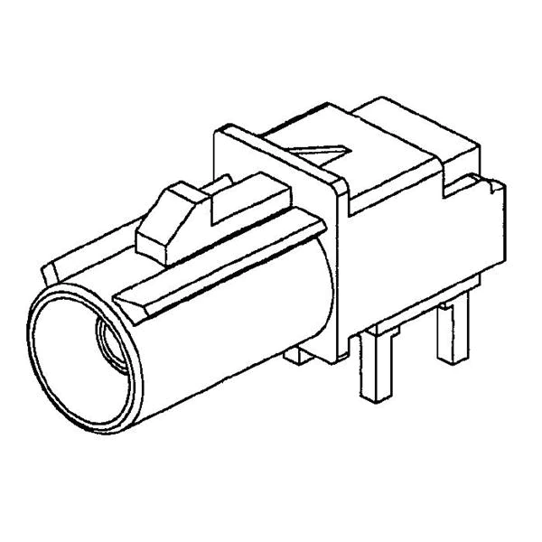 FA1-NCRP-PCB-8  Connector Fakra Plug Right Angle 50Ohm PCB :RoHS
