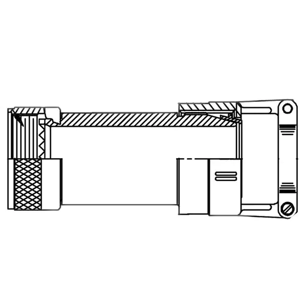 M85049/3624N06  Connector Backshell 24 Shell Size Electroless Nickel Aluminum
