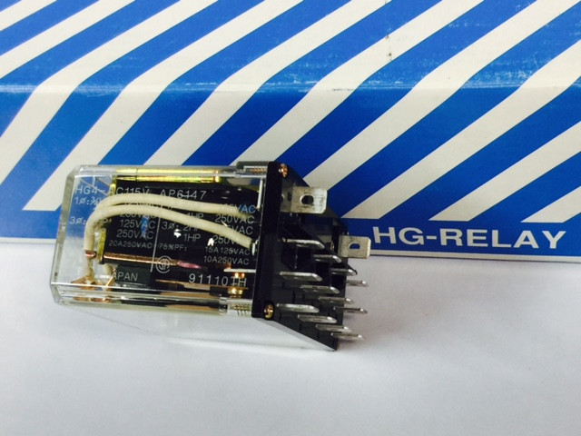 Pack of 10  HG4-AC115V, AP6147 General Purpose Relay 4PDT (4 Form C) 12VAC Coil Socketable