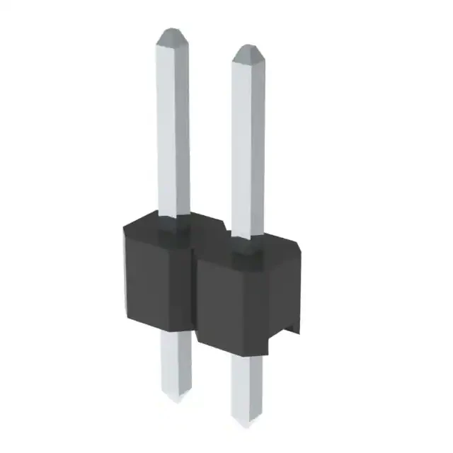 Pack of 5  PREC002SAAN-RC  Connector Header 2 position 2.54mm Through Hole :RoHS
