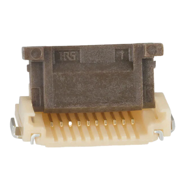 FH12-10S-0.5SH(55)  Connector 10 Position FFC, FPC Contacts, Bottom 0.020" Surface Mount, Right Angle :RoHS, Cut Tape
