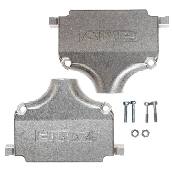 5745174-2  	 Two Piece Backshell Connector  37 Position Silver 180° Shielded