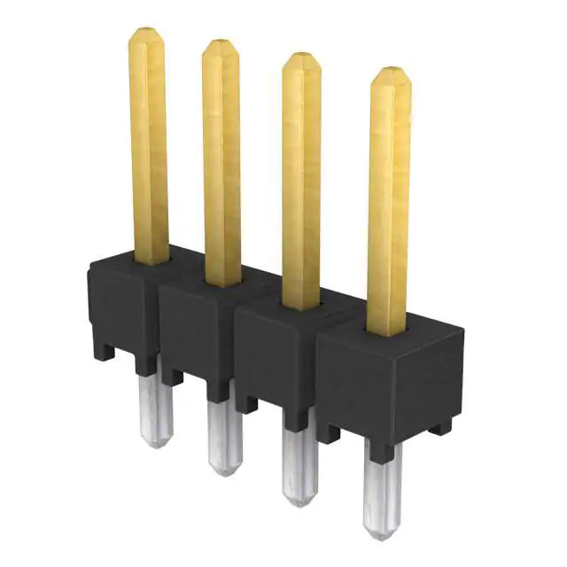 Pack of 10  TSW-104-07-F-S  Connector Header Through Hole 4 position 2.54mm :RoHS
