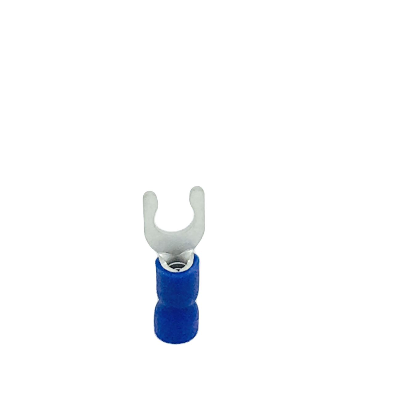 Pack of 5,   MC29434 Terminal, Spade Fork, #10 Crimp Blue
