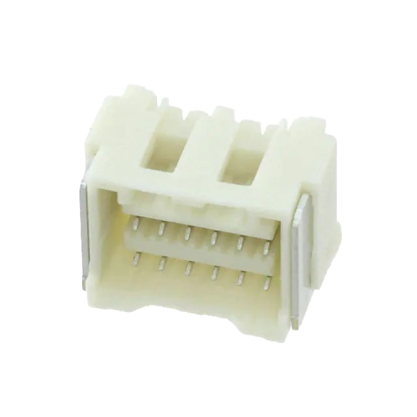 5031481290  Connector  12 Position Receptacle 0.059" (1.50mm) Surface Mount, Right Angle Tin