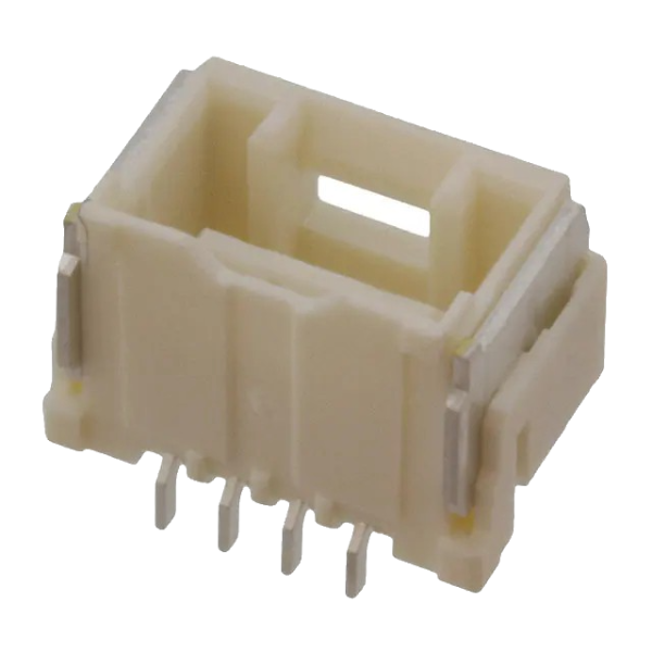 Pack of 2  5025850470  Connector 4 Position Receptacle 0.059" (1.50mm) Surface Mount, Right Angle Tin