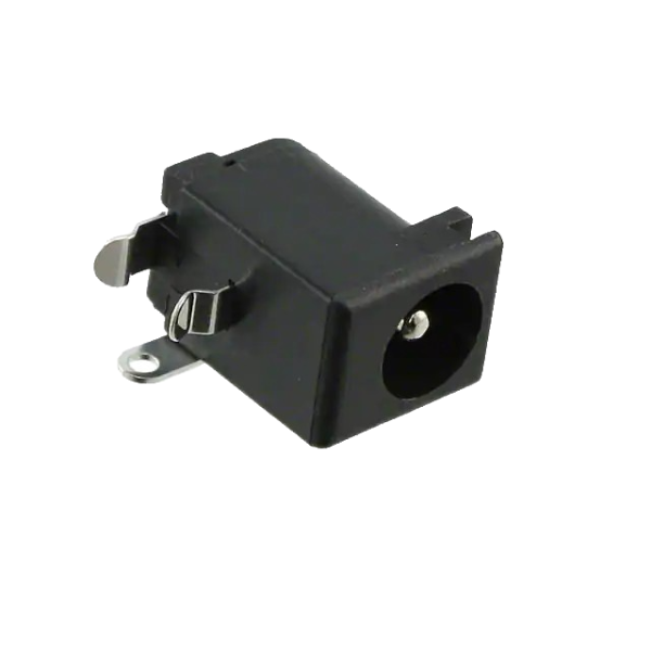 Pack of 5  PJ-202AH  Power Barrel Connector Jack 2.10mm ID (0.083"), 5.50mm OD (0.217") Through Hole, Right Angle