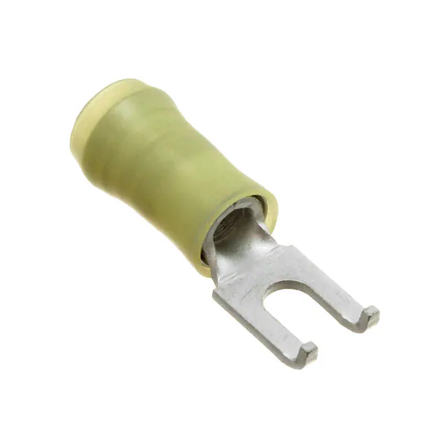 Pack of 10   1-324577-0  Yellow 6 Stud Spade Terminal Connector Crimp 10-12 AWG
