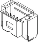 Pack of 4  501331-0807  Connector Header Surface Mount 8 position 0.039" (1.00mm) :RoHS, Cut Tape  5013310807 
