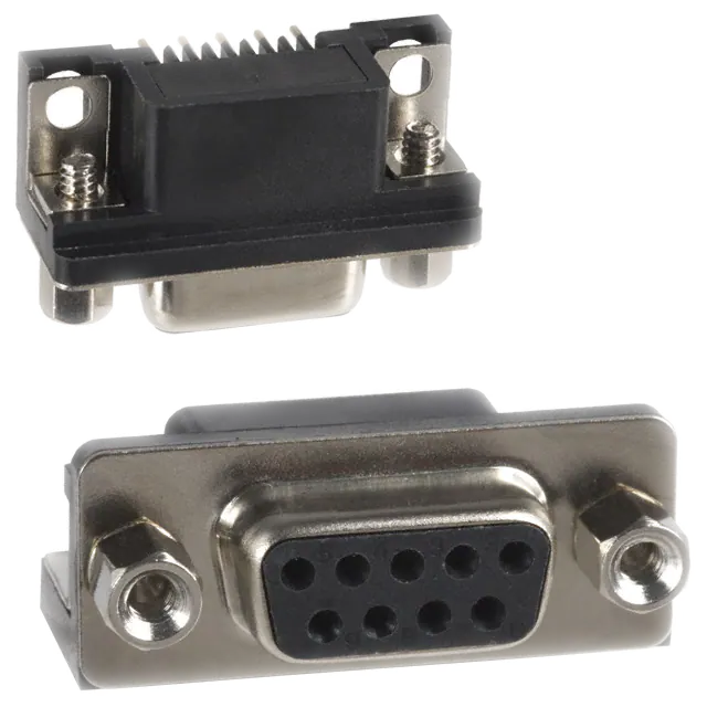 Pack of 2  182-009-213R181    Connector 9 Position D-Sub Receptacle, Female Sockets :Rohs
