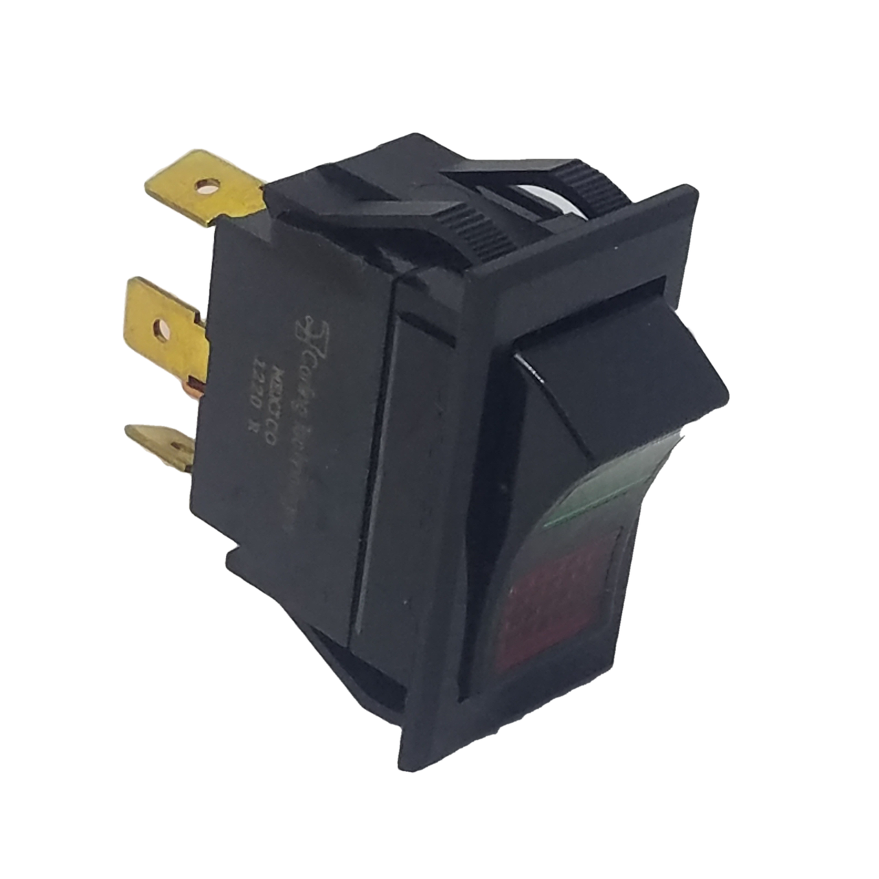 LTILB71-6S-BL-RCGN-WBL-XWA1  ROCKER SWITCH 15A 125V