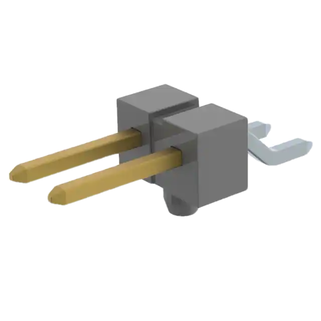 TSM-102-01-S-SH-A-P-TR  Connector Header Surface Mount, Right Angle 2 position 0.100" (2.54mm):RoHS, Cut Tape  TSM-102-01-S-SH-A-P
