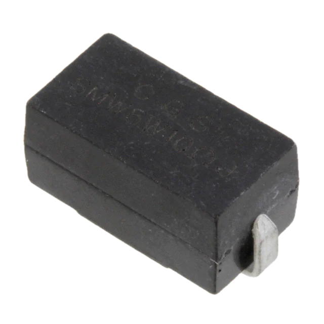 Pack of  2  SMW5100RJT  Wirewound Resistors 100OHM 5% 5W 5329 SMD :RoHS, Cut Tape
