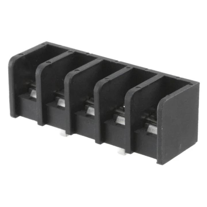 38969-0005   Connector Barrier Strip 5 POS 25.4mm Solder ST Thru-Hole 50A/Contact, RoHS