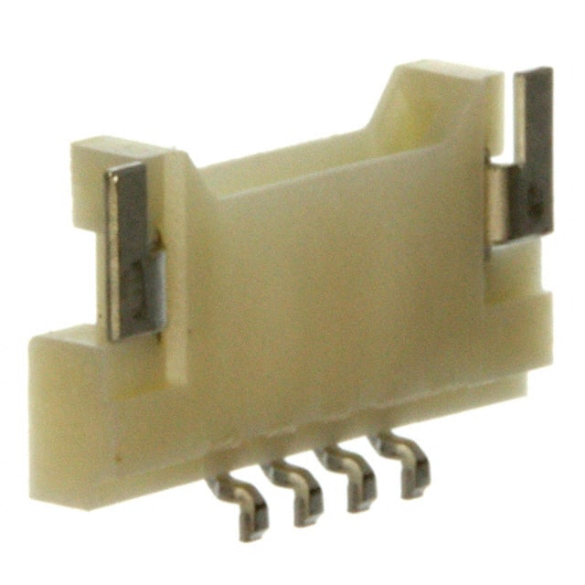 Pack of 4  0537800470  Connector Header Surface Mount, Right Angle 4 position 0.049" (1.25mm) :RoHS, Cut Tape
