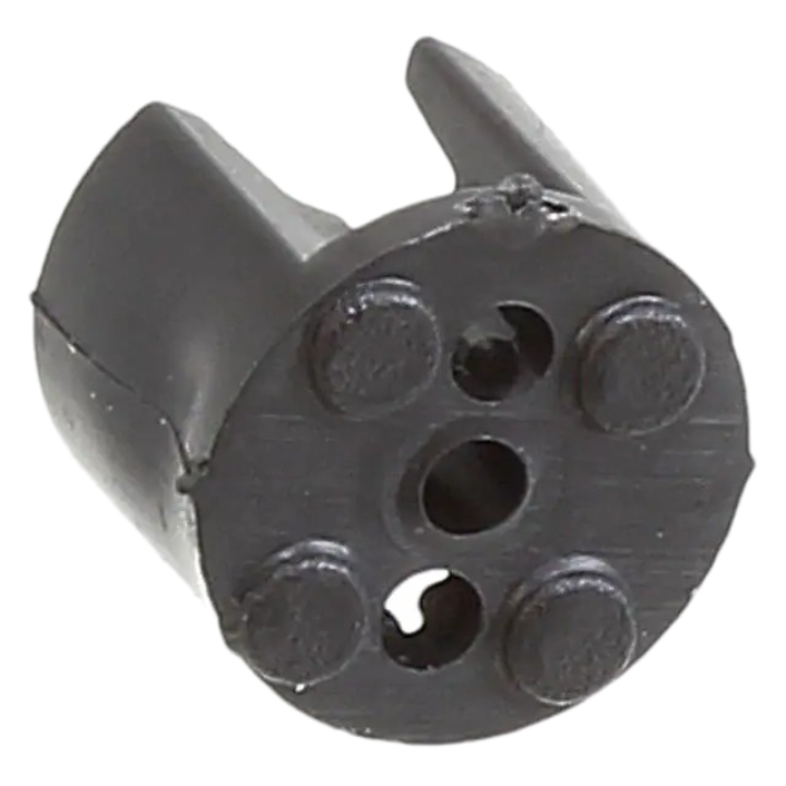 Pack of 79    STD160BLK   Tri-Lead LED Standoff Black 0.160" (4.06mm), RoHS